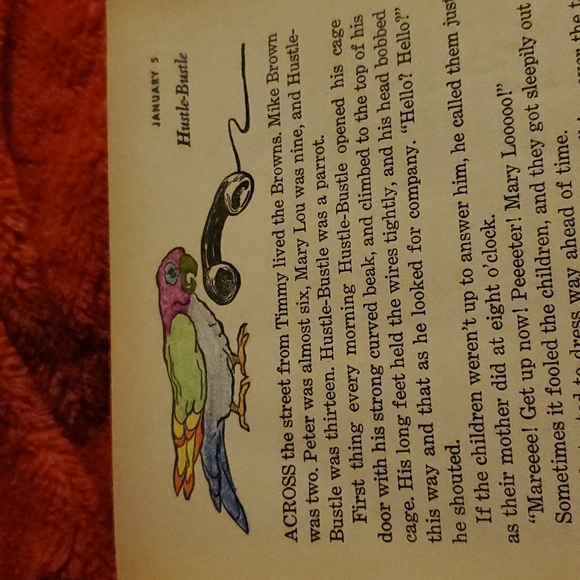 365 Bedtime Stories What a Jolly Street Nan Gilbert Jill Elgin 1955 Whitman Book - Picture 9 of 11
